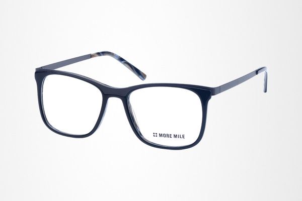 special embedded style men’s square acetate glasses frame with metal temple