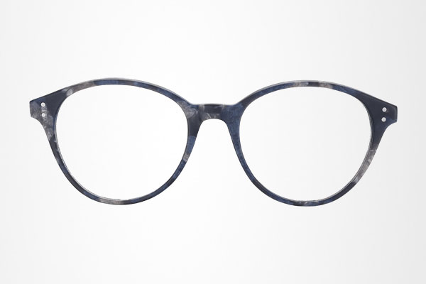 matt plating design slim round eye acetate glasses frame for men and women
