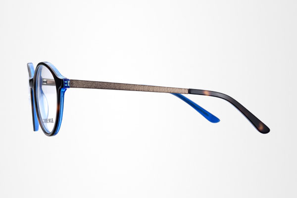 matt plating design round eye acetate glasses frame for men and women
